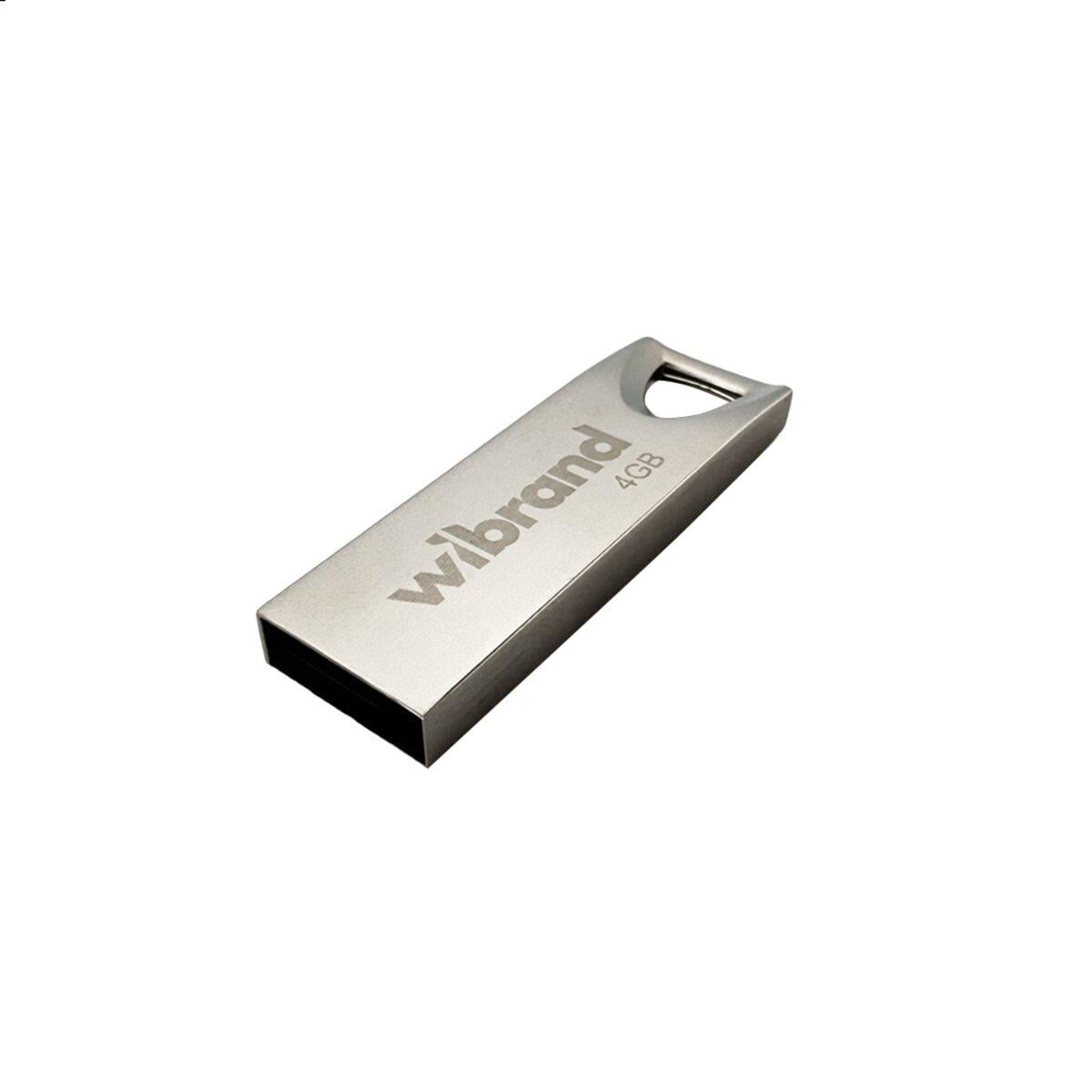 Флеш-пам'ять USB Wibrand Taipan 4 Гб Сріблястий (WI2.0/TA4U2S) Флеш-пам'ять USB Wibrand Taipan 4 Гб Сріблястий (WI2.0/TA4U2S)