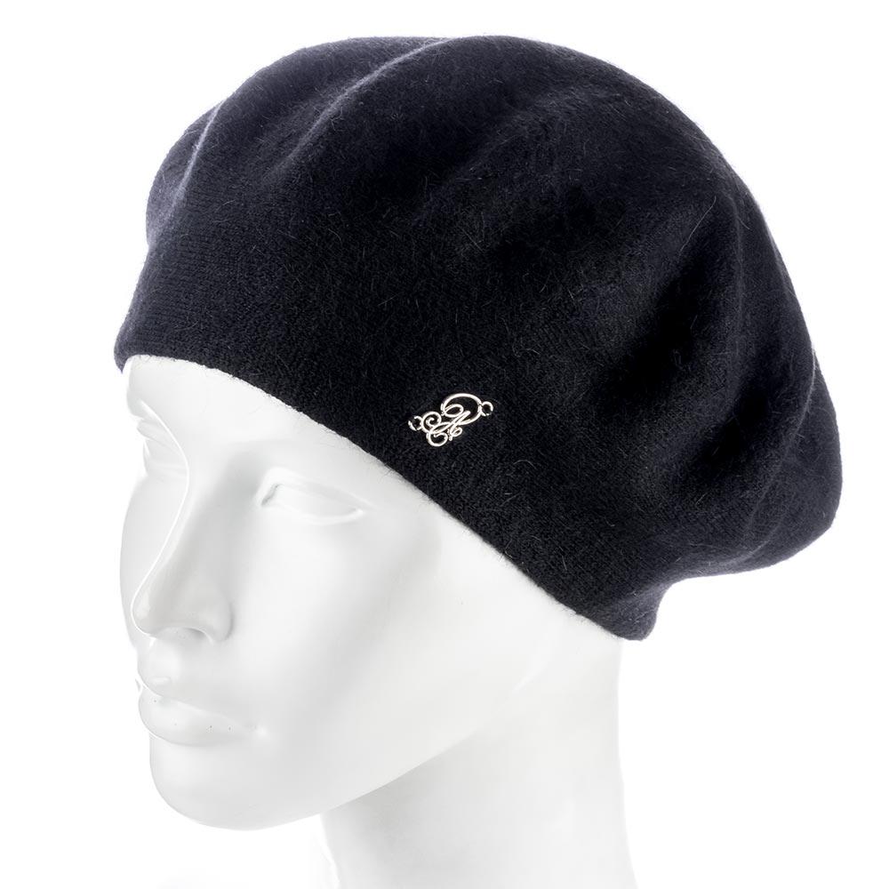 Шапка женская Atrics WH873 двойной ангоровый Черный