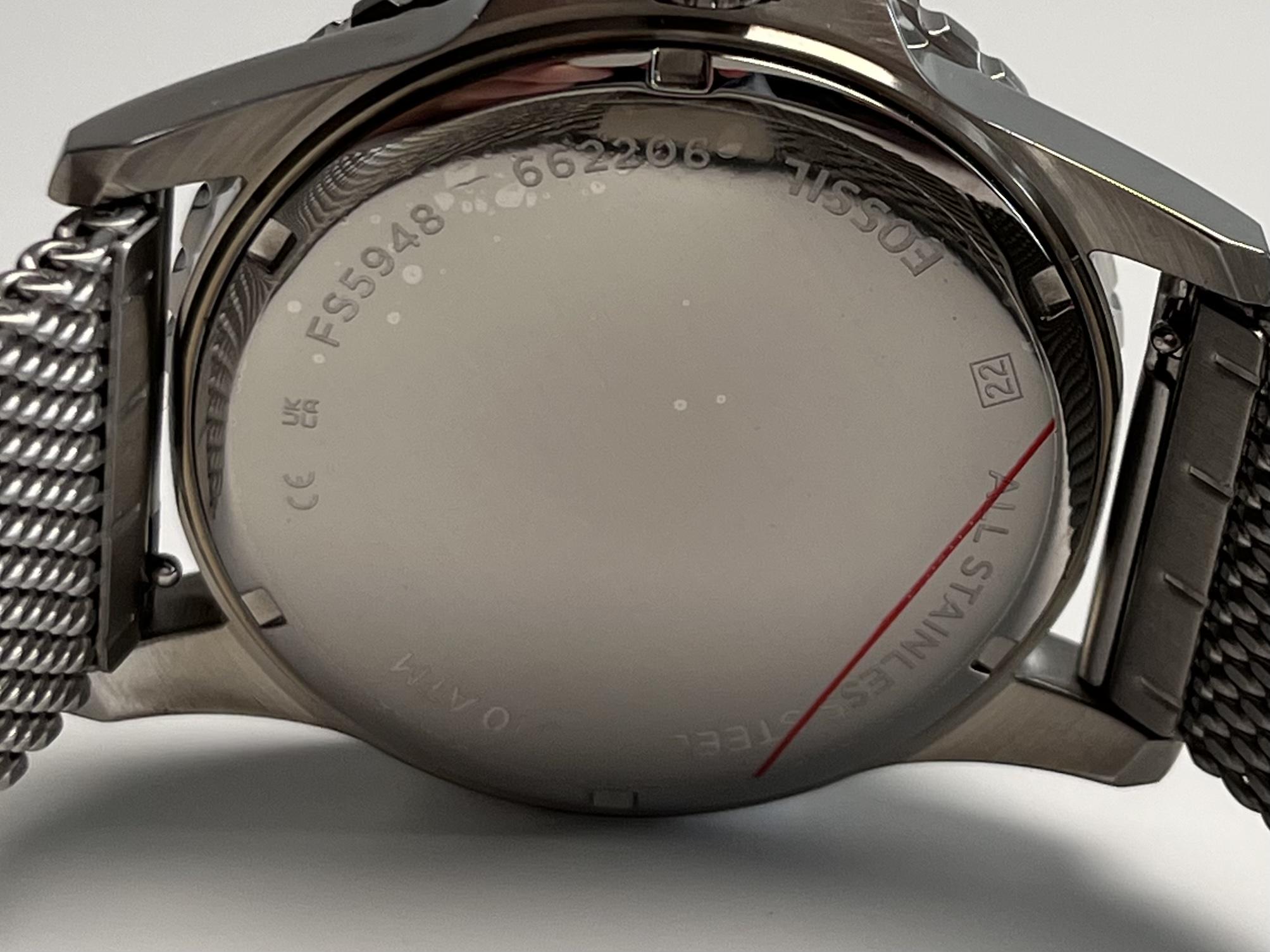 Часы классические мужские Fossil FS5948 (15167782) - фото 7 Часы классические мужские Fossil FS5948 (15167782) - фото 7