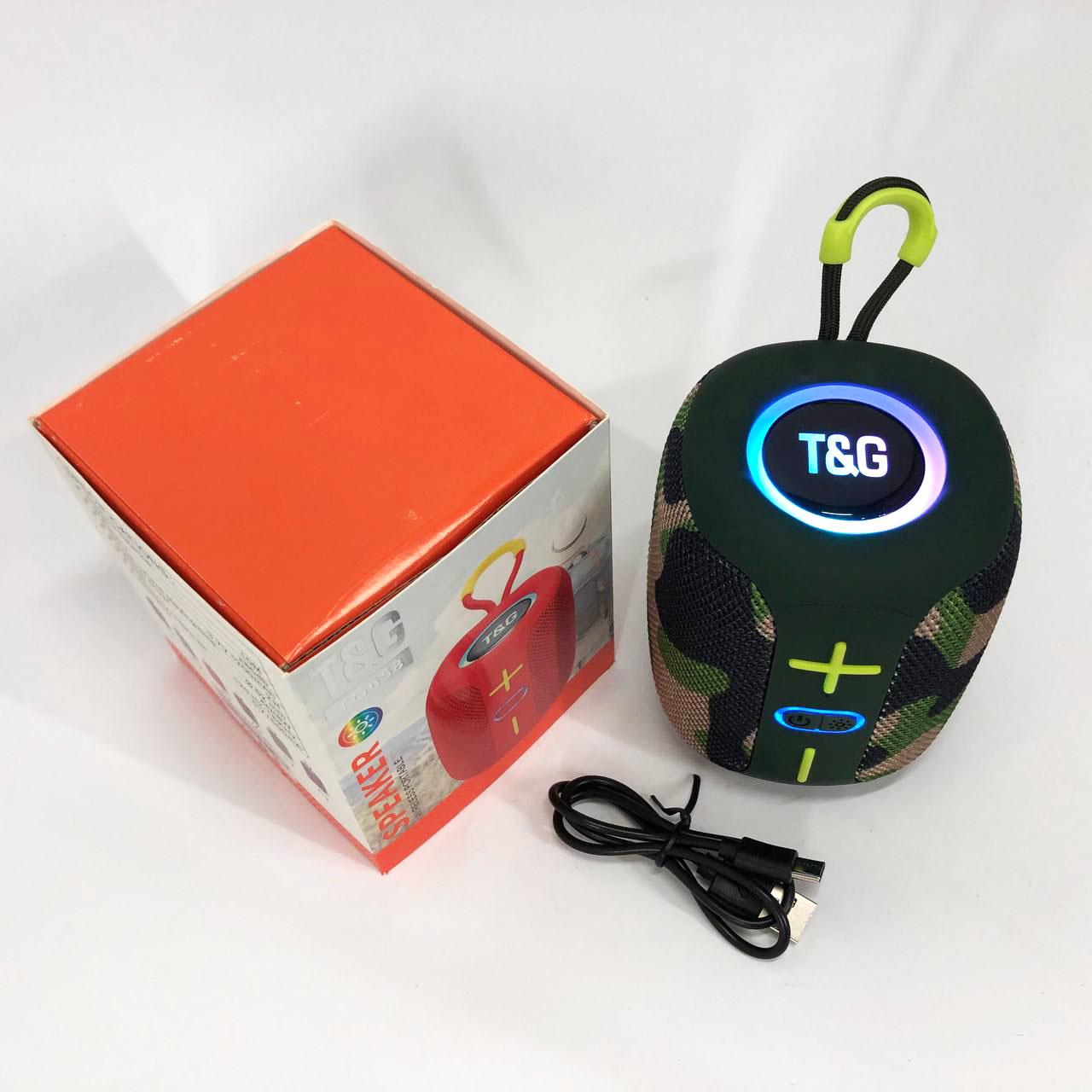 Портативна колонка Bluetooth TG658 8W з RGB підсвічуванням Камуфляж - фото 12 Портативна колонка Bluetooth TG658 8W з RGB підсвічуванням Камуфляж - фото 12