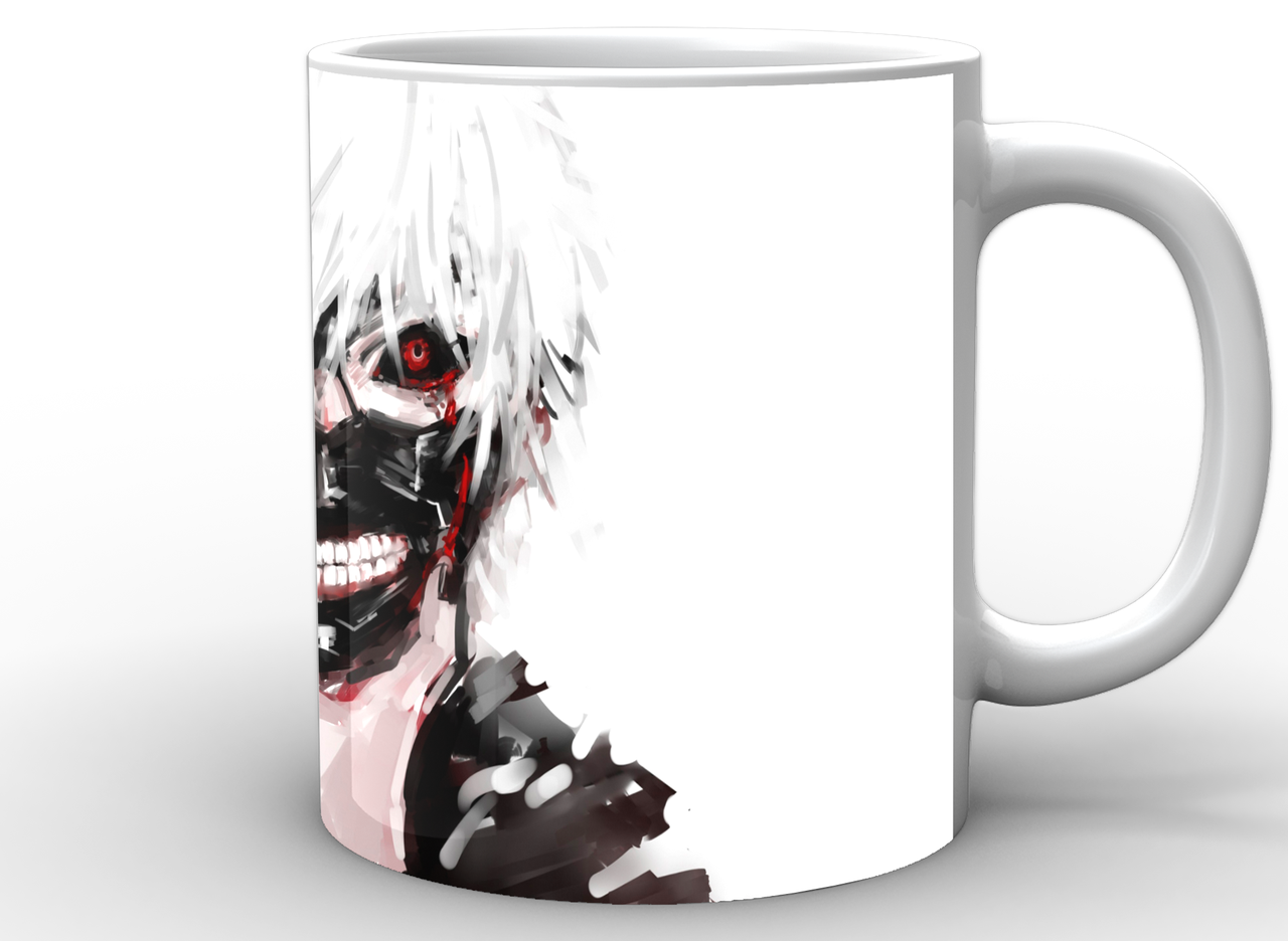 Чашка Gee! Токийский гуль маска TG.02.006 Белый