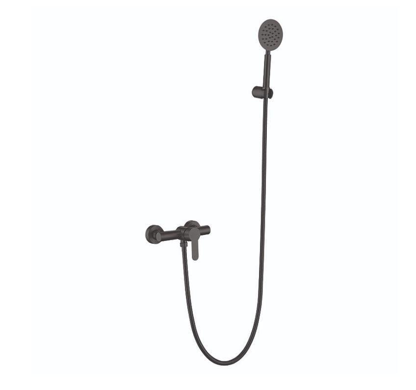 Смеситель для душевой кабины Zerix DAX-003 нержавеющая сталь SUS304 Черный (ZX4813)