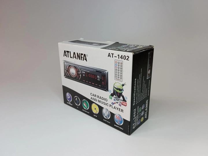 Автомагнітола Atlanfa AT-1402 з 2-ма виходами з USB SD FM/AUX USB SD/AUX - фото 6