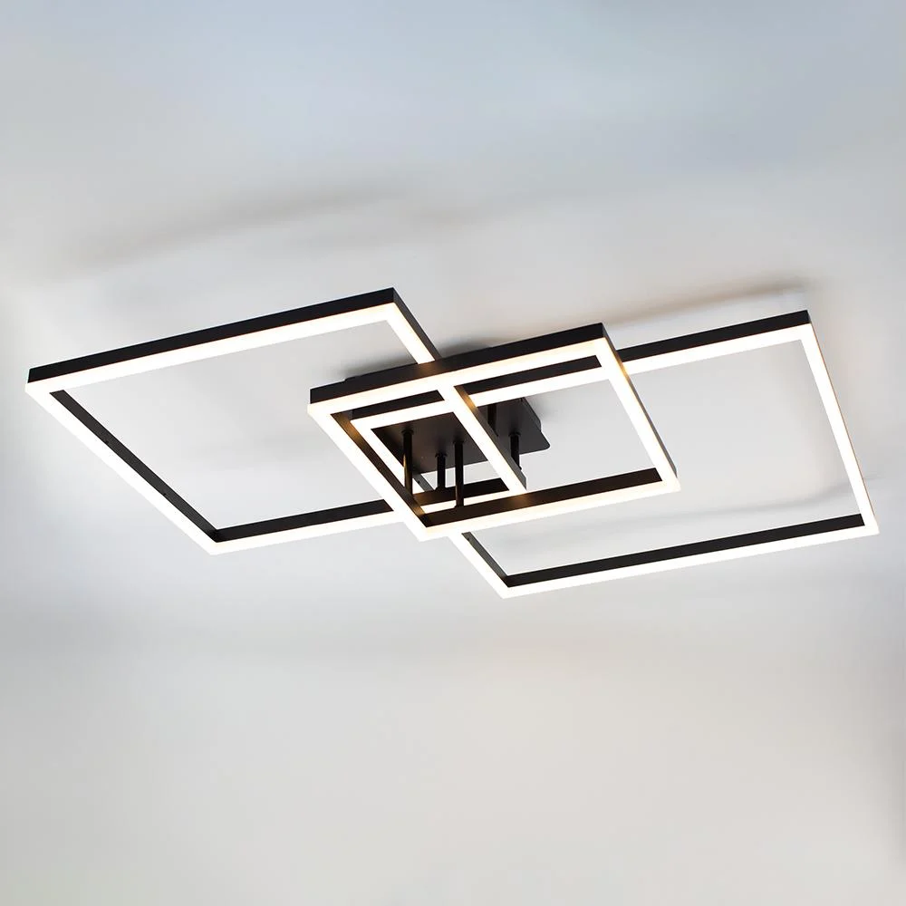 Люстра ESLLSE COCO 3S 120W 750x750x142 мм Черный (10600)