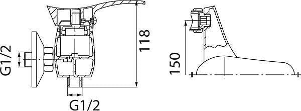 Змішувач для душу Ferro PADWA PVD BTP7PVD - фото 2