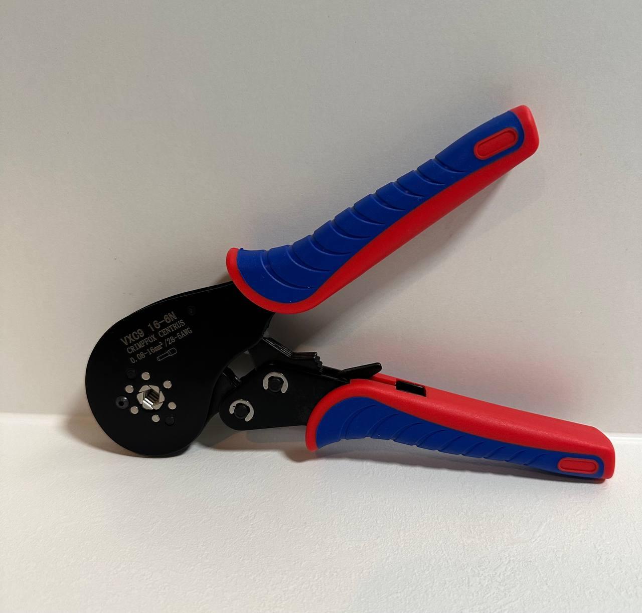Клещи для обжима трубчатых наконечников Crimpfox VXC9 16-6/16-6N, 28-5AWG/0.,08 - 16 мм² Клещи для обжима трубчатых наконечников Crimpfox VXC9 16-6/16-6N, 28-5AWG/0.,08 - 16 мм²