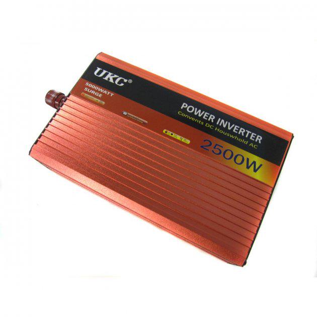 Перетворювач для автомобіля UKC 12 V-220 V AR 3000 W з функцією плавного пуску (3-10-AR 3000W) - фото 1 Перетворювач для автомобіля UKC 12 V-220 V AR 3000 W з функцією плавного пуску (3-10-AR 3000W) - фото 1