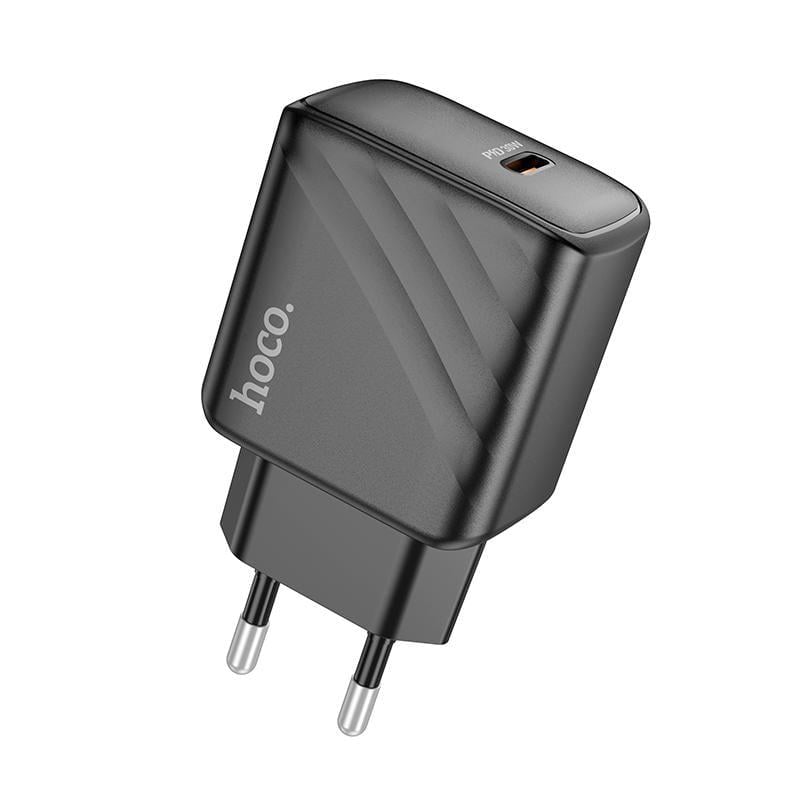Зарядний пристрій мережевий для Hoco CS22A Value single port PD30W charger Black (6942007609913)