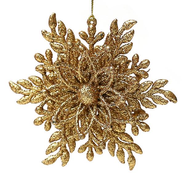 Новогодняя подвеска BonaDi Снежинка 12 см (788-288)
