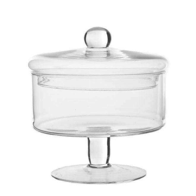 Емкость стеклянная с крышкой Flora D-17 см (8426)