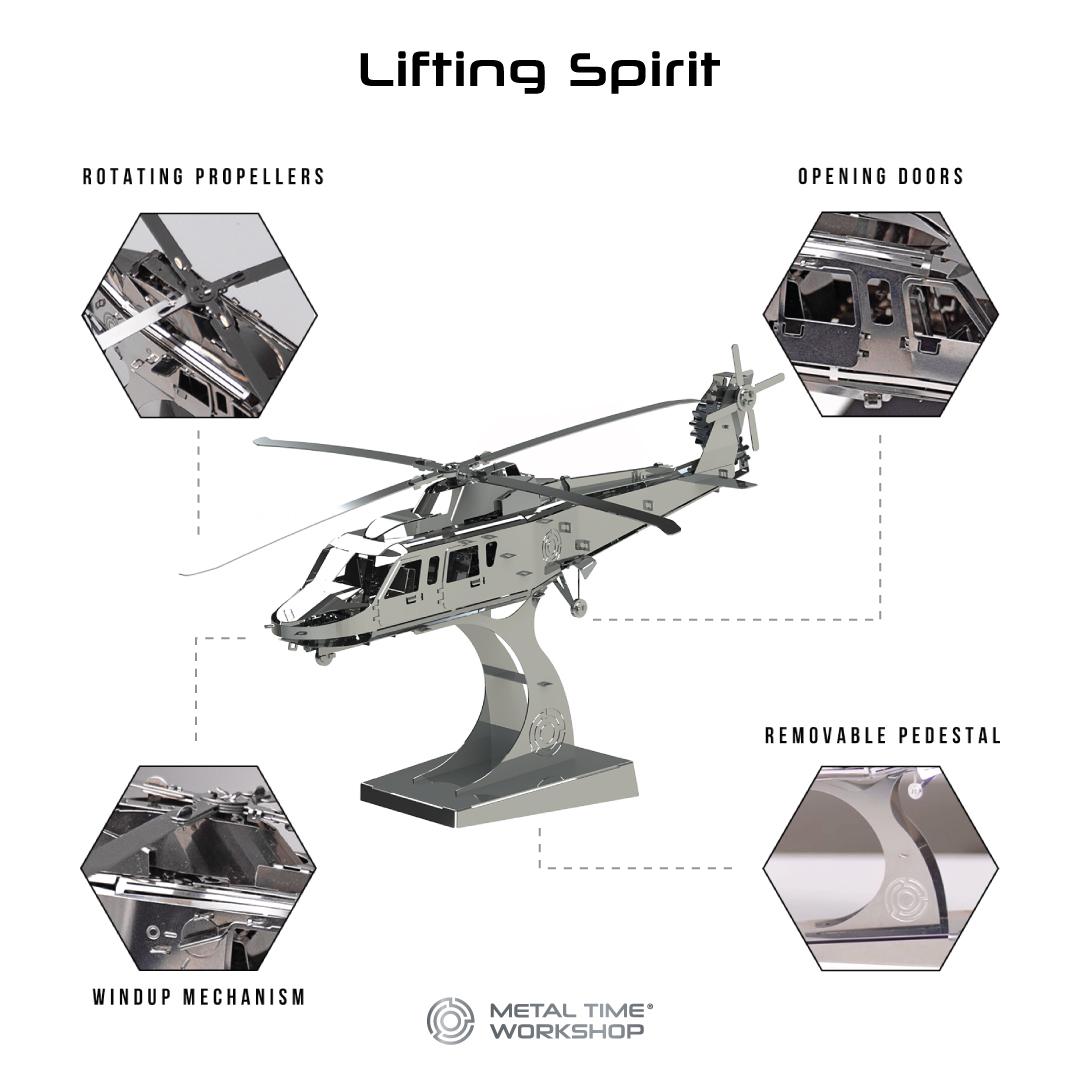 Конструктор METAL-TIME Lifting Spirit MT027 колекційна модель (3029033) - фото 7 Конструктор METAL-TIME Lifting Spirit MT027 колекційна модель (3029033) - фото 7