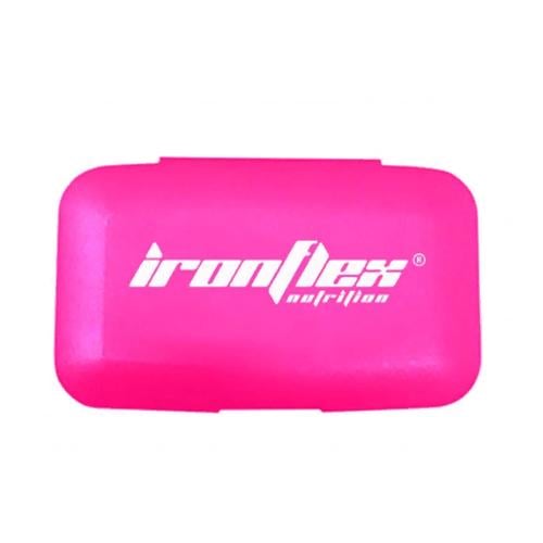 Таблетниця органайзер для спорту IronFlex Pill Box Pink