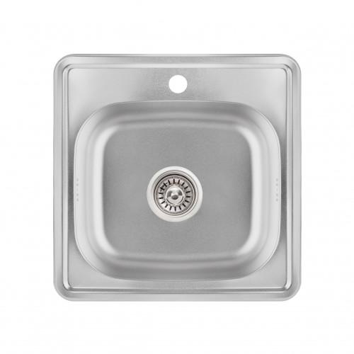 Кухонна мийка Lidz 4848 0,6 мм Micro Decor (LIDZ4848MDDEC06)