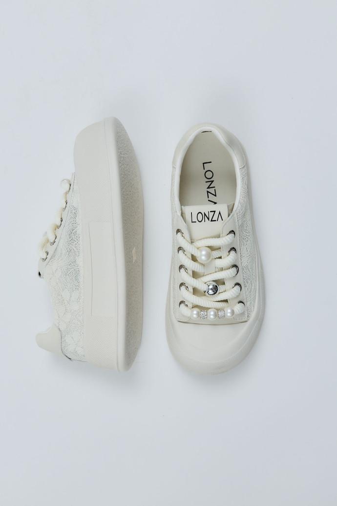 Кеды женские летние LONZA р. 40 Белый (196138)