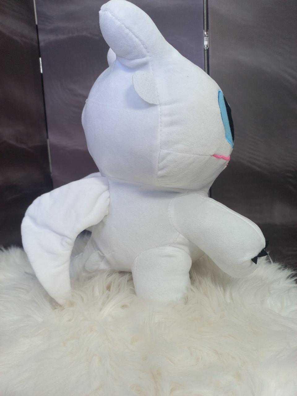 Мягкая игрушка дракон Беззубик дневная фурия Как приручить дракона 40 см Белый (9082/40) - фото 3