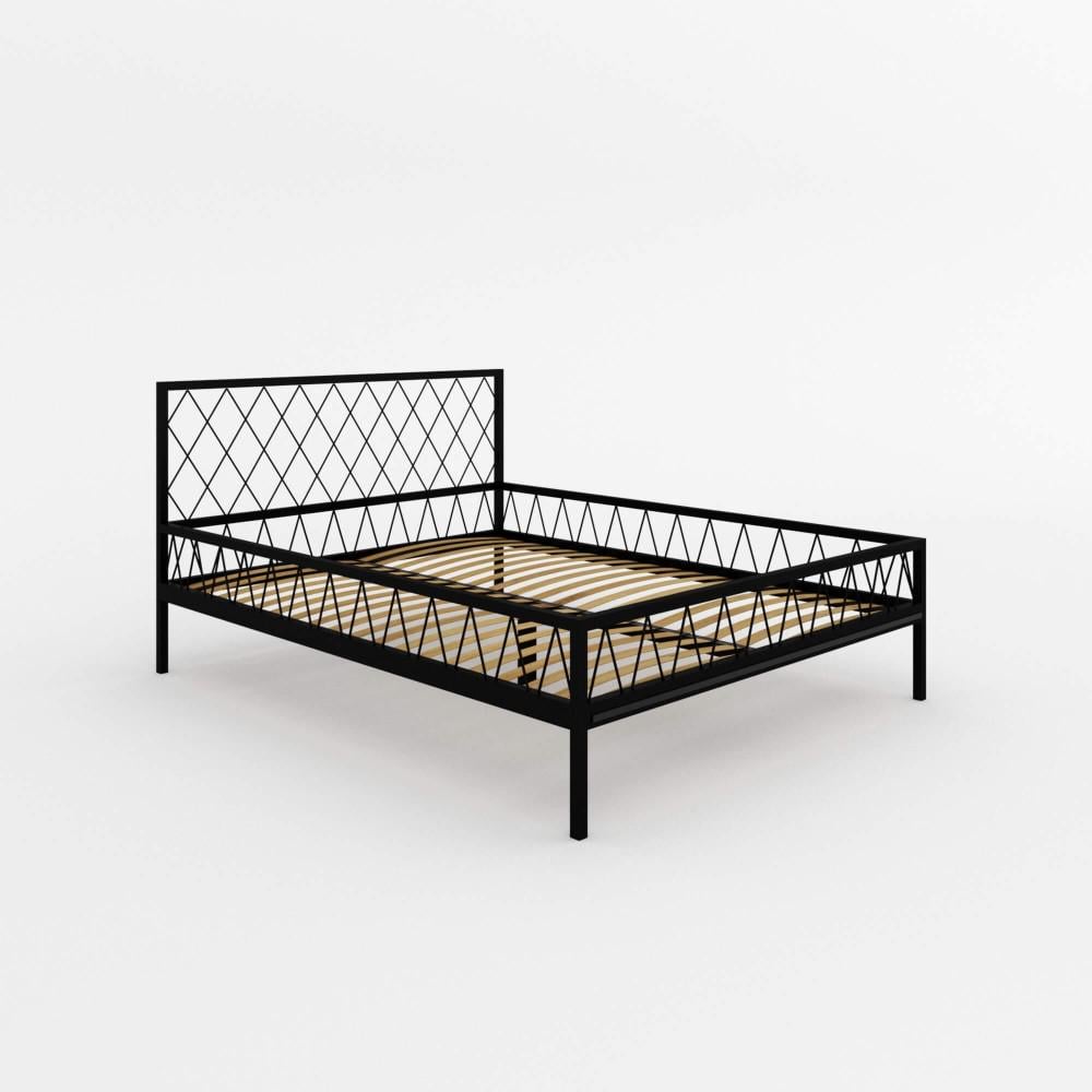 Кровать дизайнерская металлическая Karkas Виктория 1000х2000х1000 мм