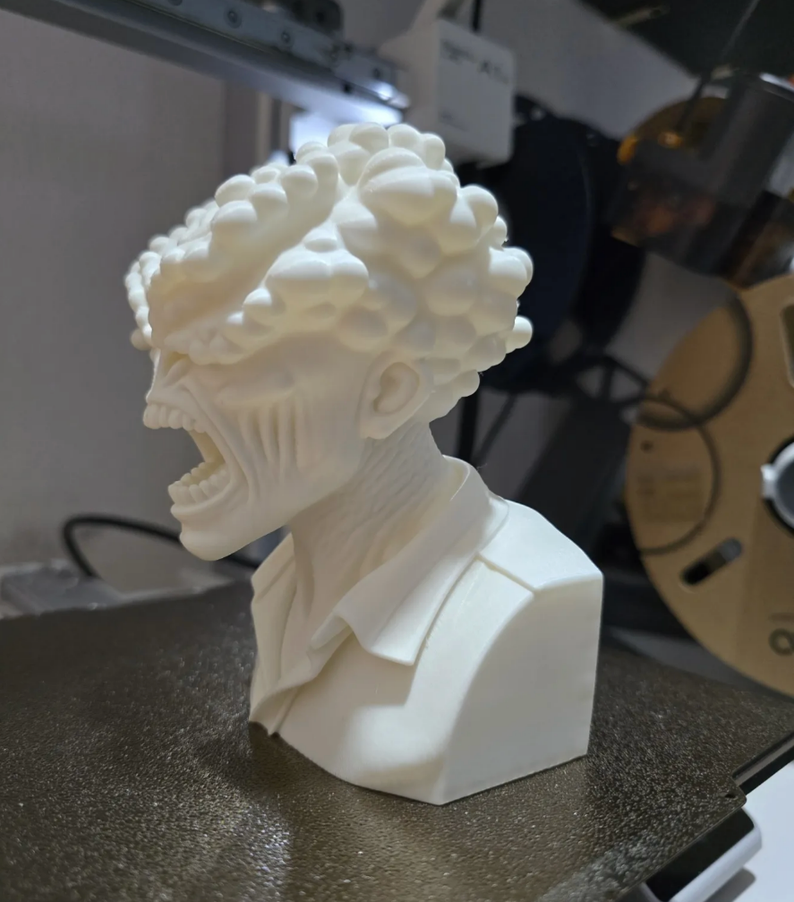 Фігурка бюст клікера з last of us ласт оф ас 15 см Білий