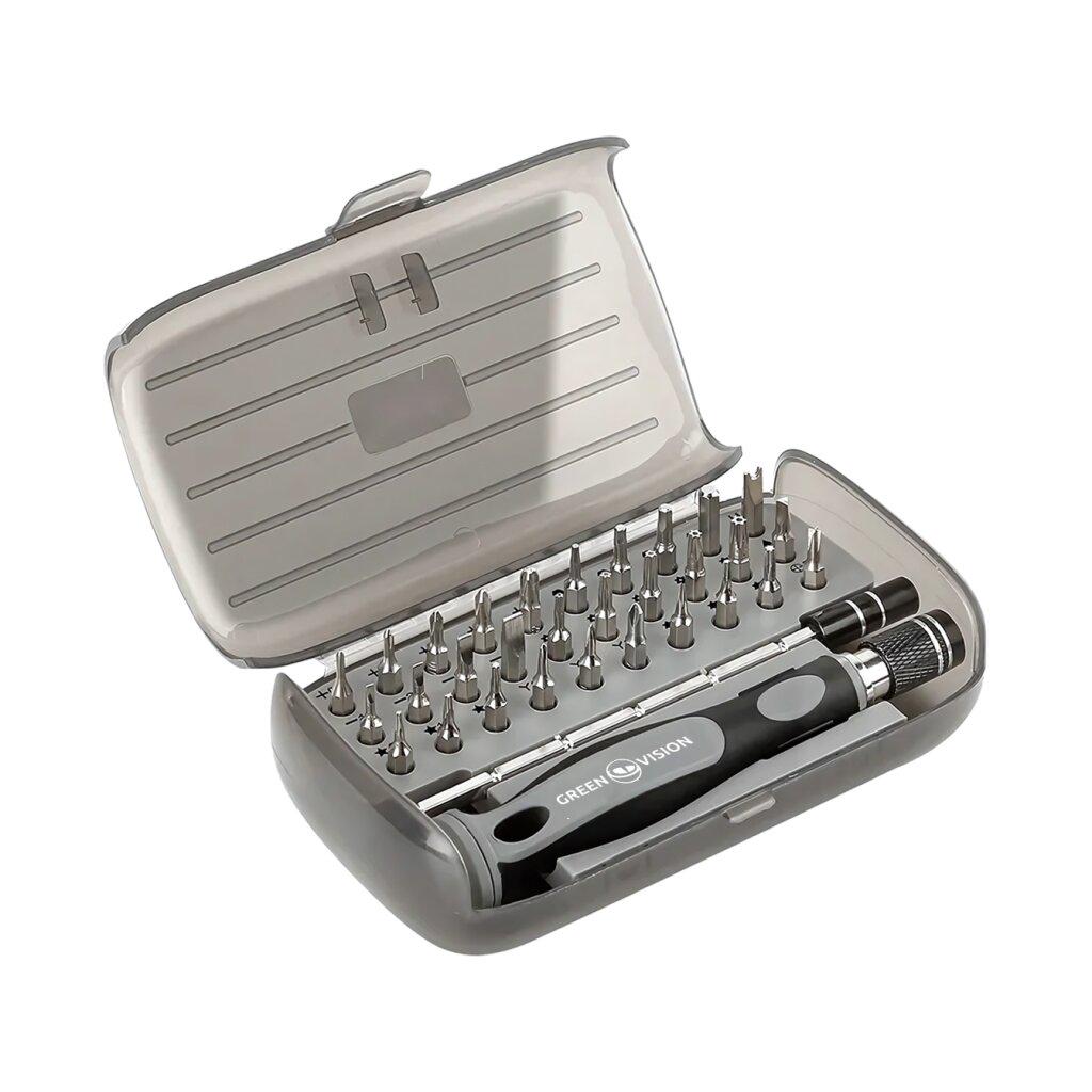 Набір прецизійних викруток GreenVision 32 в 1 CRV сталь (4c59d9da)