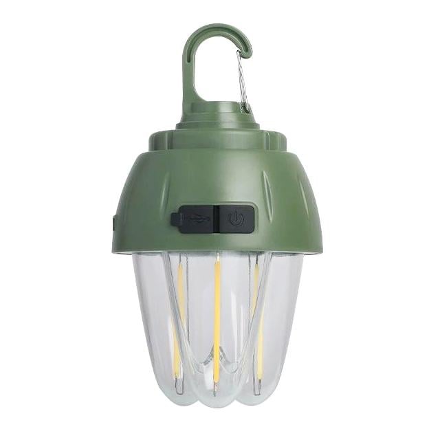 Ліхтар кемпінговий 899-SMD/RGB/COB USB-C Green (10891)