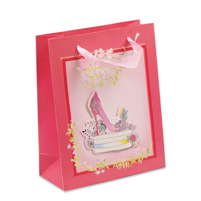 Пакет подарочный Flora микс 17,5х8х22 см 12 шт. (41634) - фото 2