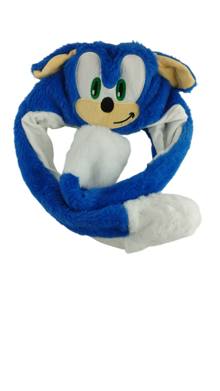 Шапка с ушками Соник Синий (000024) - фото 2