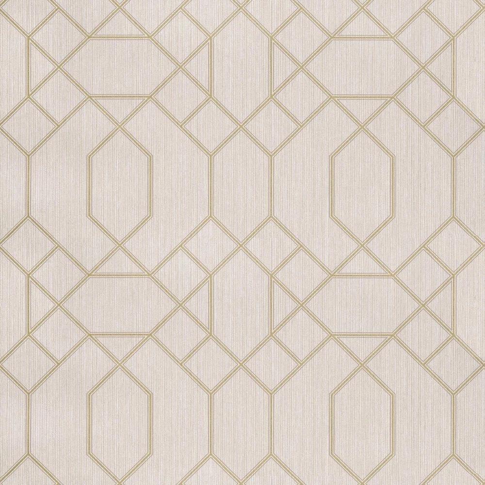 Обои виниловые на флизелиновой основе Grandeco Opulence OS3202 Бежевый