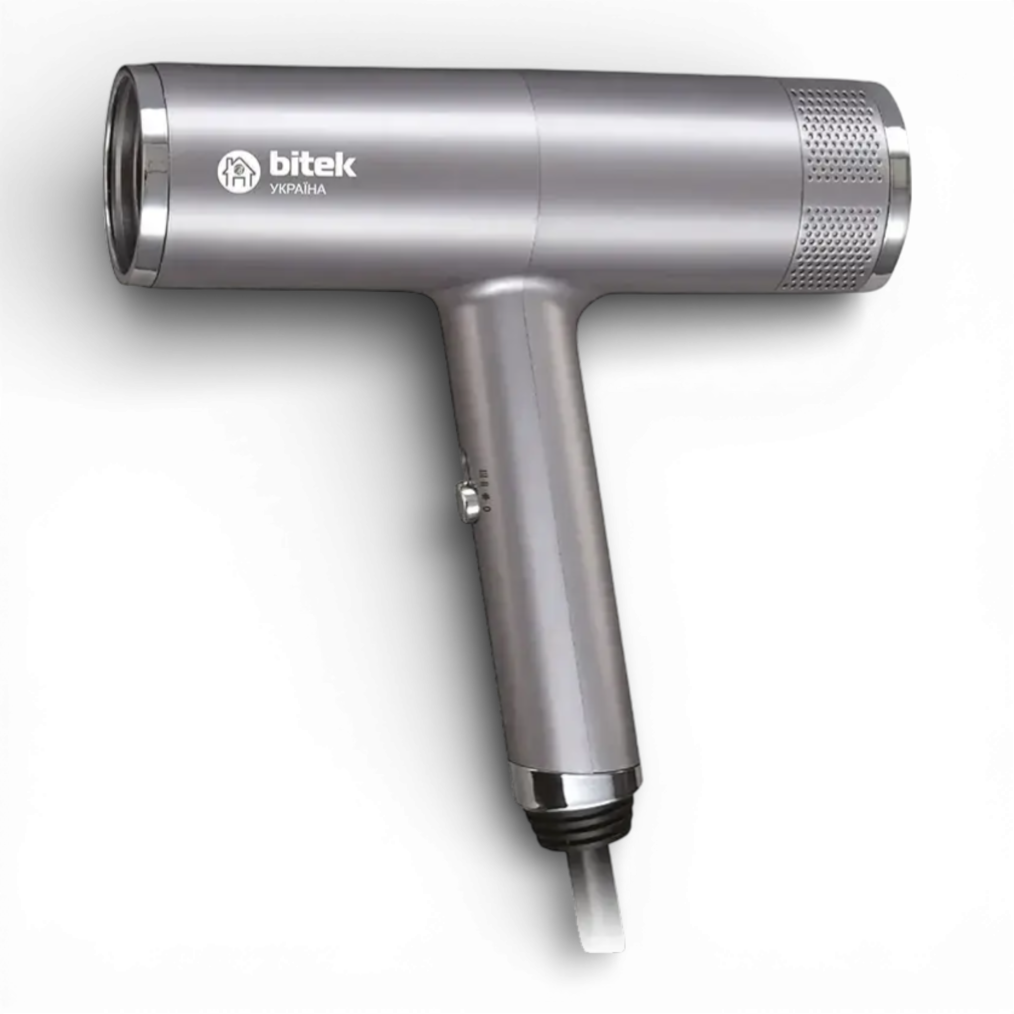Фен для волосся BITEK BT-474 3600 Вт з іонізацією концентратор Silver (12784)