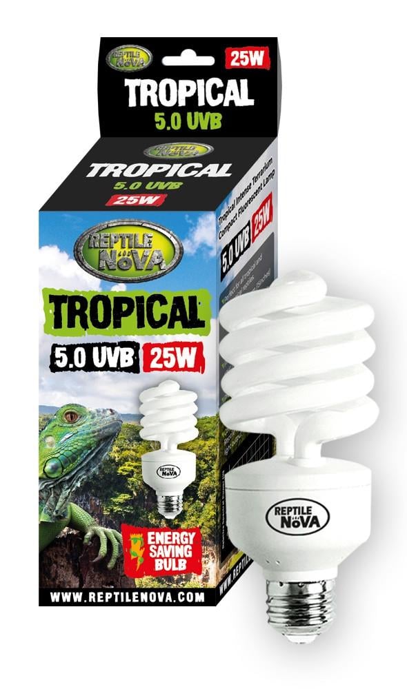 Люмінесцентна лампа Reptile Nova UVB-25W-5.0-TROPICAL