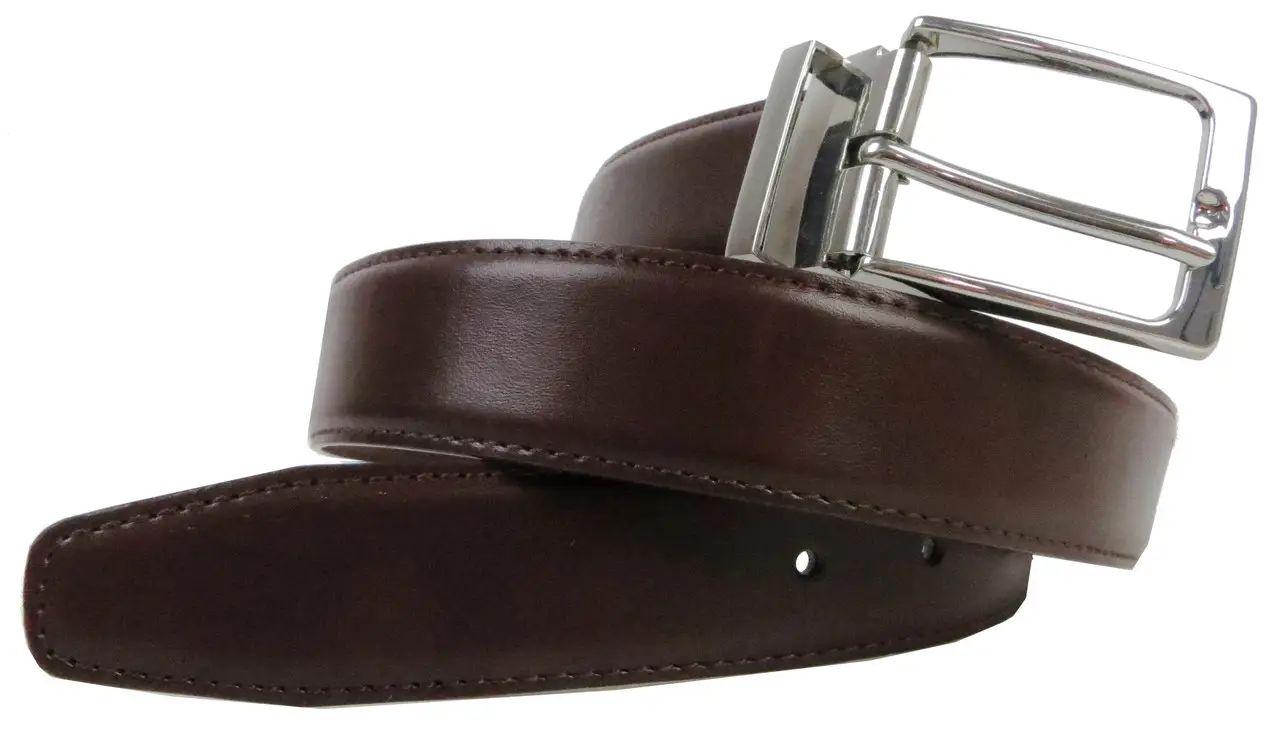 Ремінь чоловічий Livergy шкіряний Коричневий (IAN336151 brown)