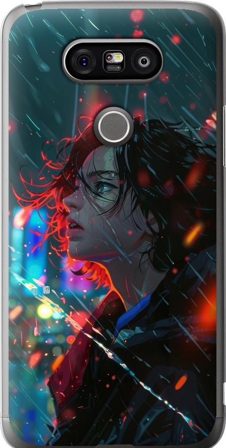 Чехол на LG G5 H860 Ночные огни (6096u-348-42517)