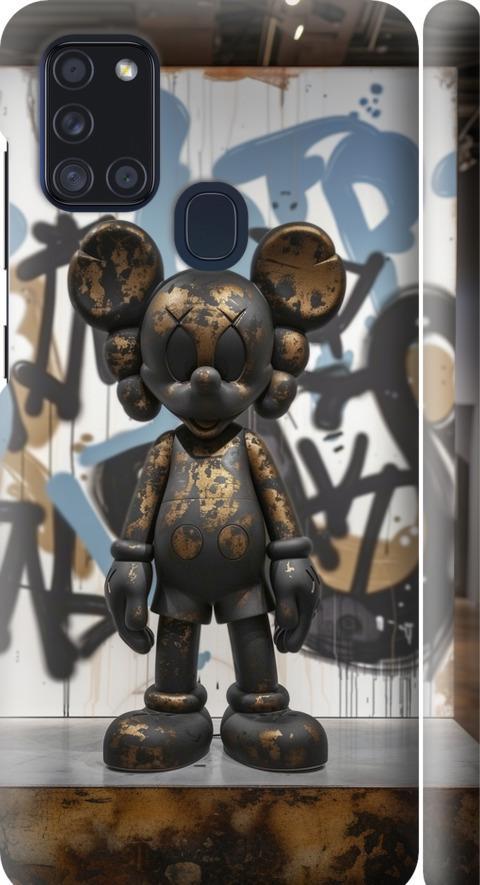 Чехол на Samsung Galaxy A21s A217F Bronze kaws v2 (6098m-1943-42517)