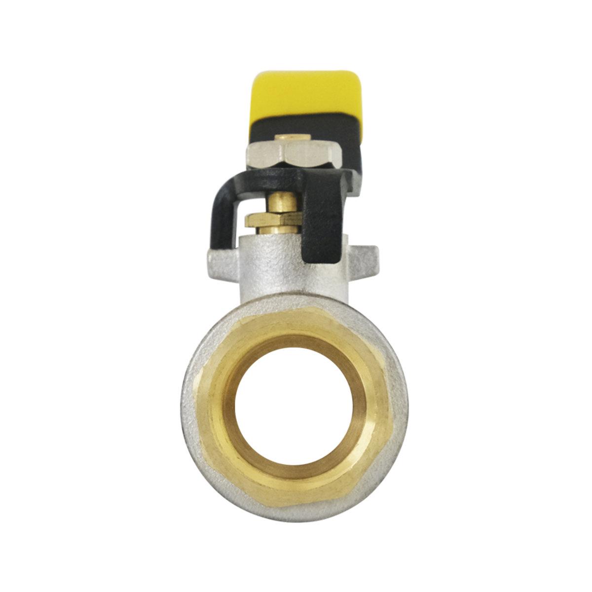 Кран кульовий Raftec PN40 НВ 3/4 ручка Yellow (SW-53741) - фото 4 Кран кульовий Raftec PN40 НВ 3/4 ручка Yellow (SW-53741) - фото 4