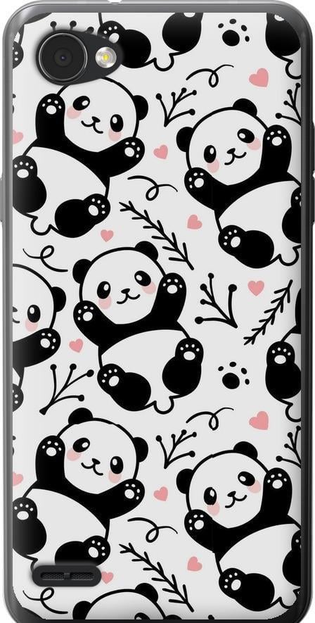 Чехол на LG Q6 Панды (4318u-1094-42517)