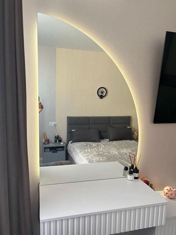 Дзеркало з підсвіткою SUN 1/4 M 80х120 см (10013M-80120stW) Дзеркало з підсвіткою SUN 1/4 M 80х120 см (10013M-80120stW)