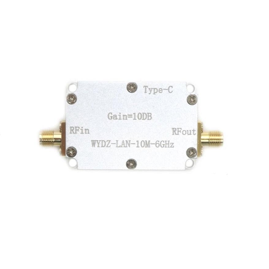 Усилитель сигнала широкополосный 10MHz-6Ghz 10DB питания Type-C малошумный (00-00024762)