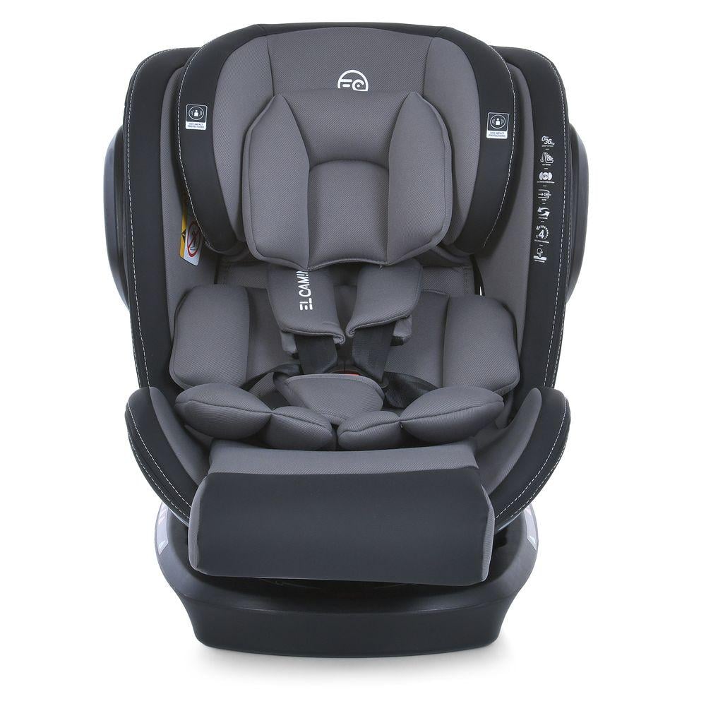 Автокрісло дитяче 0-36 кг ME 1045 EVOLUTION 2 360° ISOFIX/Top Tether з поворотом Чорно-сірий (30408458) - фото 6
