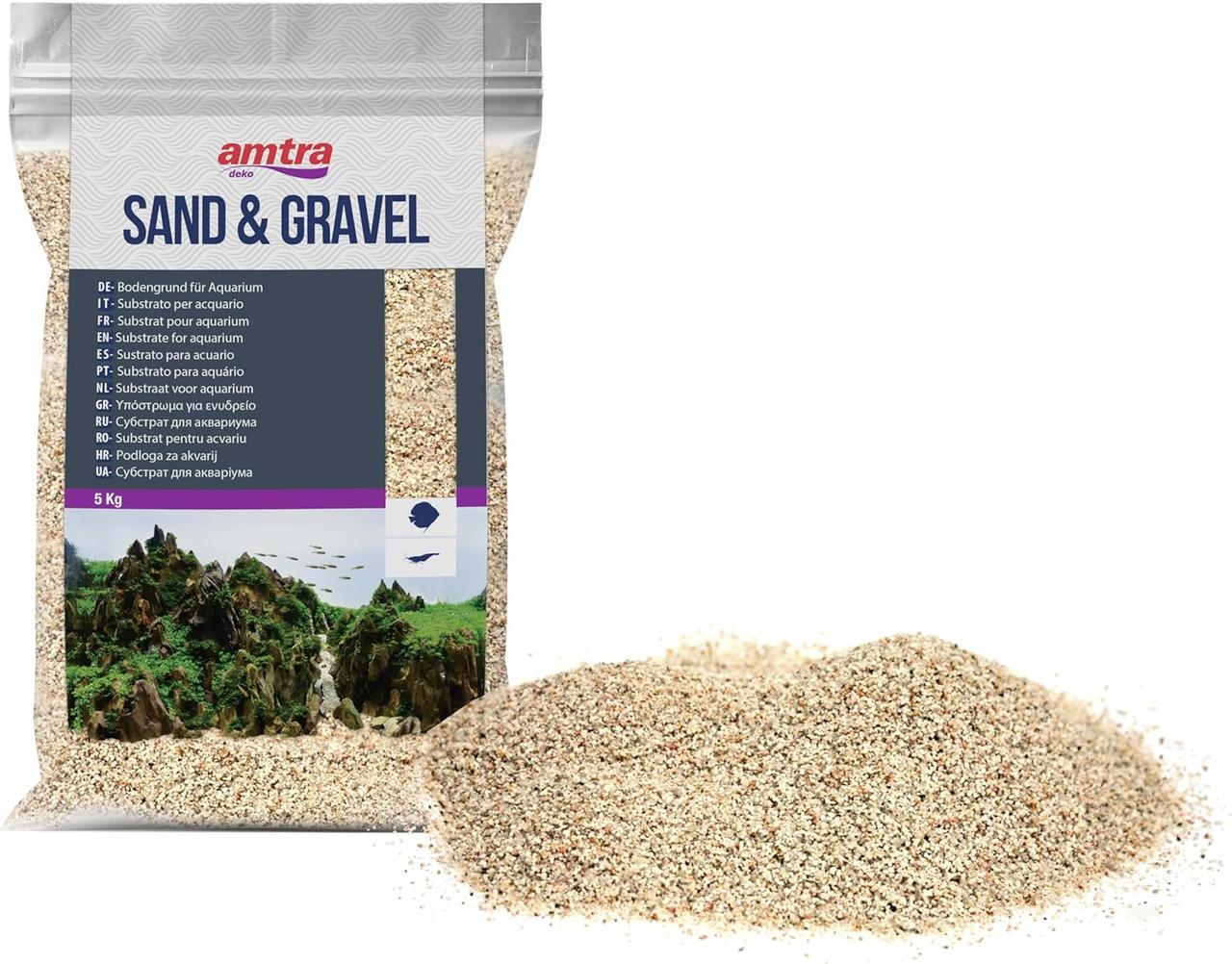 Грунт для аквариума Amtra Quartz 0,8-1,2 мм 5 кг Ivory White (1353814965)
