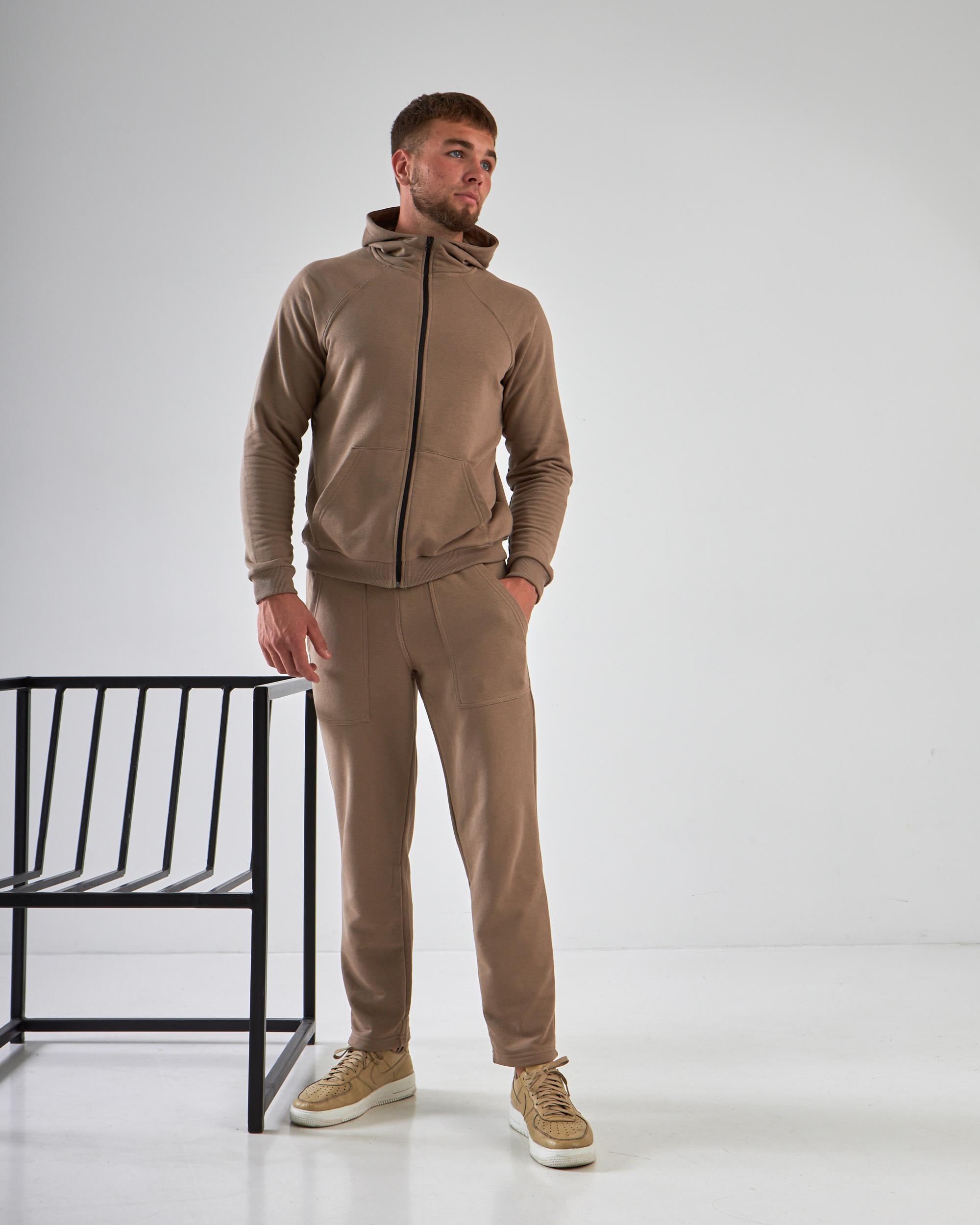 Спортивный костюм мужской р. 52 Капучино (14605150) - фото 6 Спортивный костюм мужской р. 52 Капучино (14605150) - фото 6