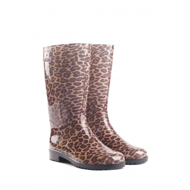 Сапоги резиновые Litma ПВХ женские яркие р. 38-39 Леопард (4213034)
