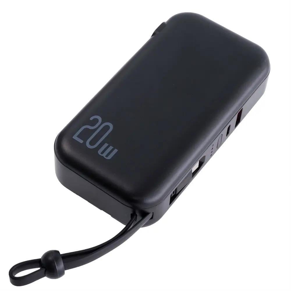 Павербанк бездротовий USAMS US-CD172 10000 mAh 37 Wh Чорний (3-9-185140)