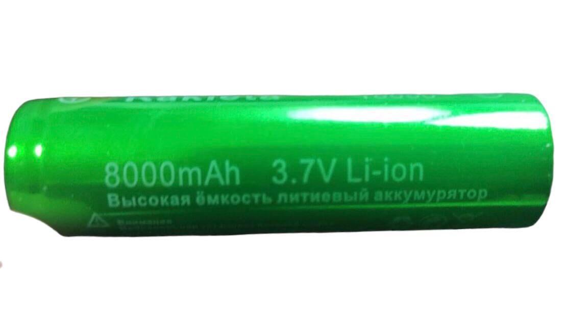 Аккумулятор Rakieta 18650 8000mAh 3,7V литий-ионный для фонарей 1 шт. - фото 2