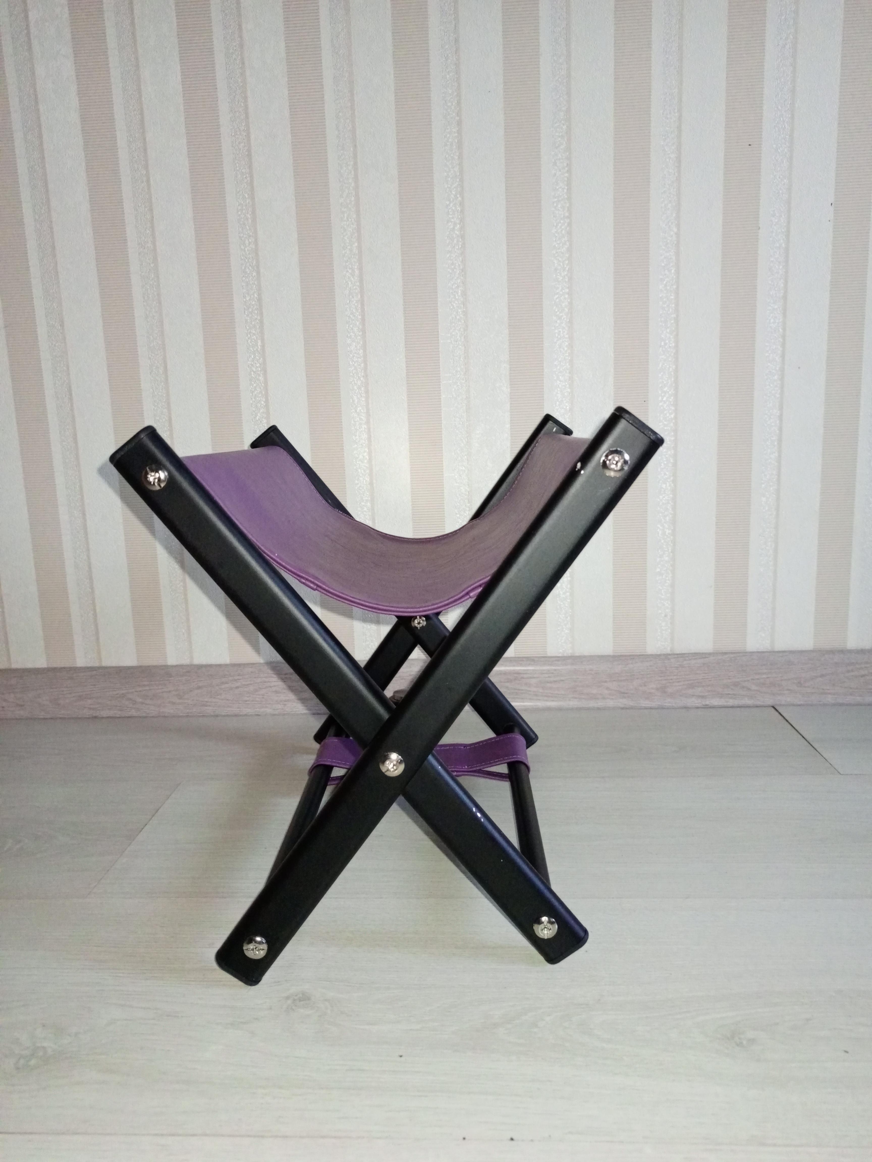 Підставка для сумки висота 31 см Темно-фіолетовий/Чорний - фото 2 Підставка для сумки висота 31 см Темно-фіолетовий/Чорний - фото 2