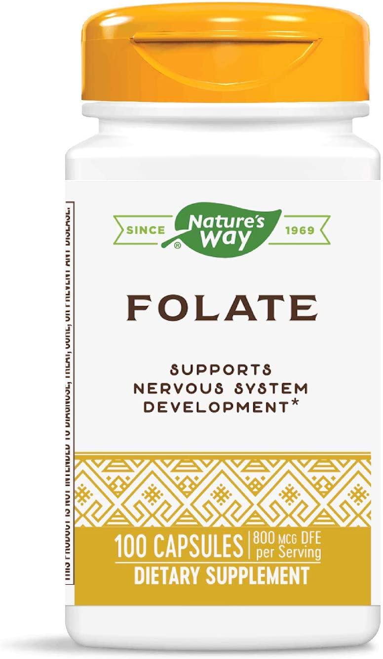Фолат Nature's Way Folate 800 mcg 100 capsules