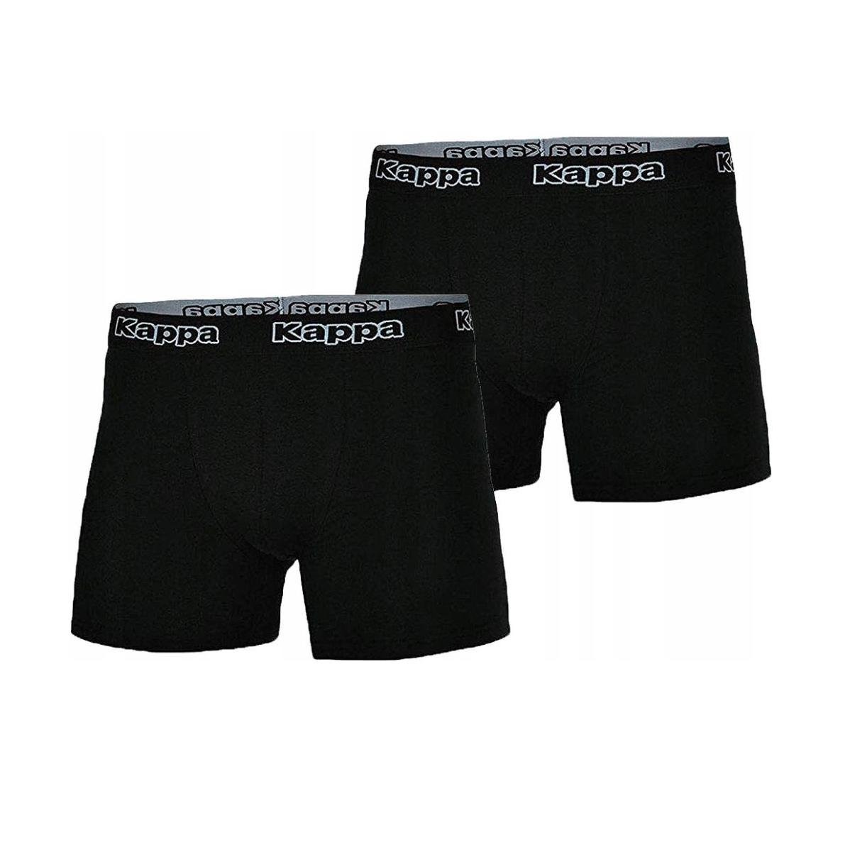 Трусы-боксеры мужские KAPPA KONTROLL Men Boxer Shorts 2 шт. XL Black Anthracite (351K1JW-710068-19-4007-XL)