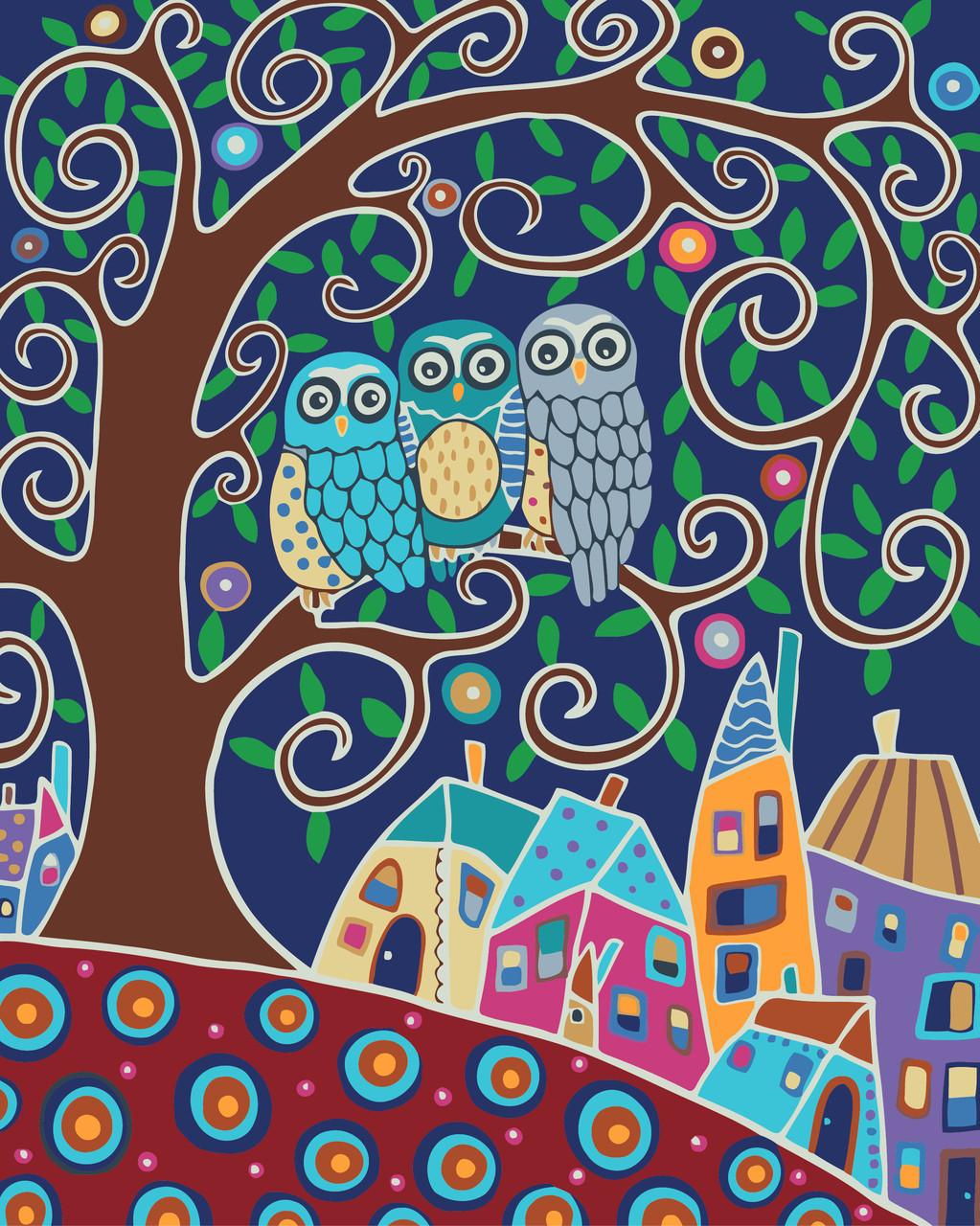 Картина за номерами Ідейка Тріо 40x50 см (skl-КНО2477)