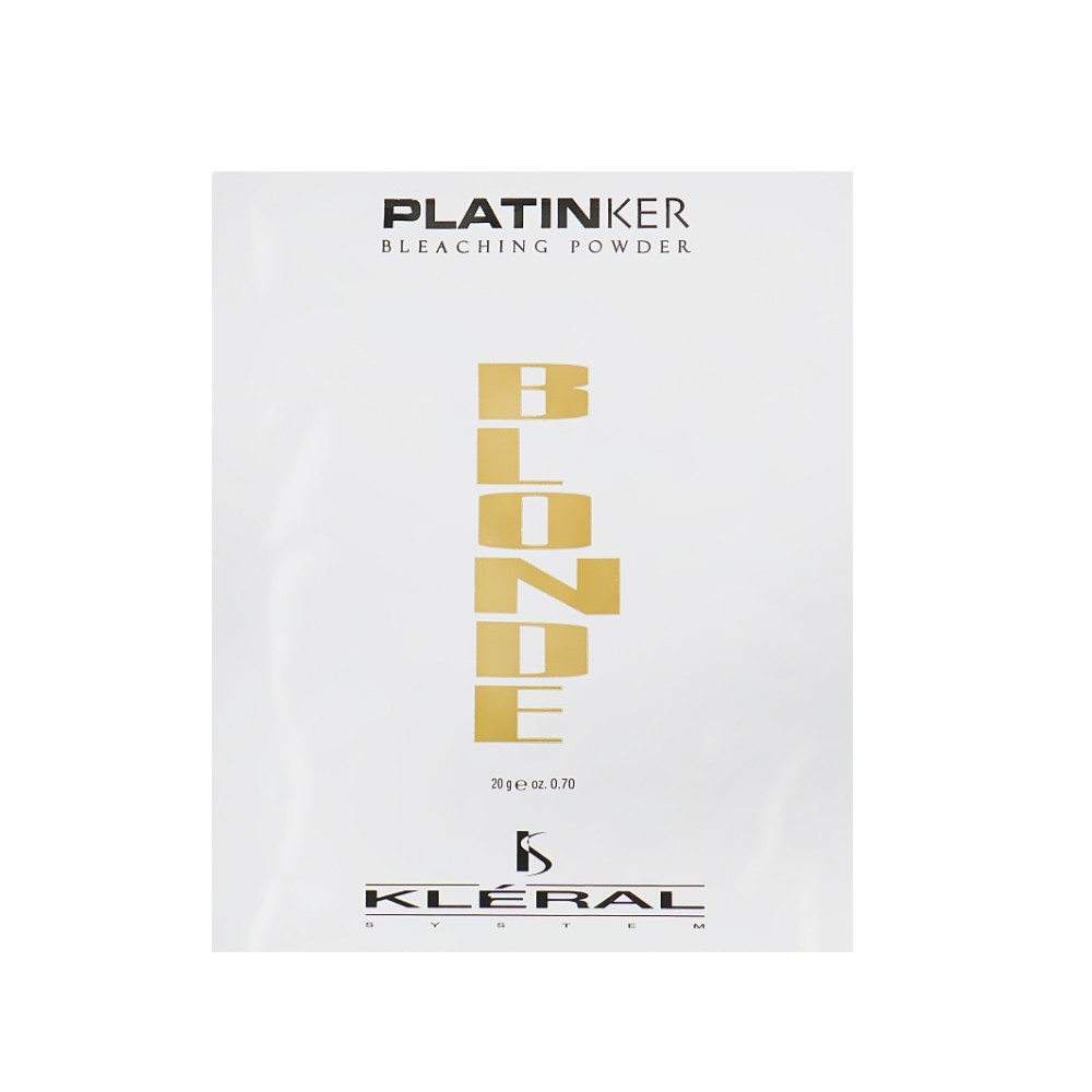 Пудра cяюча з антижовтим ефектом в саше KLERAL System Platinker 20 г