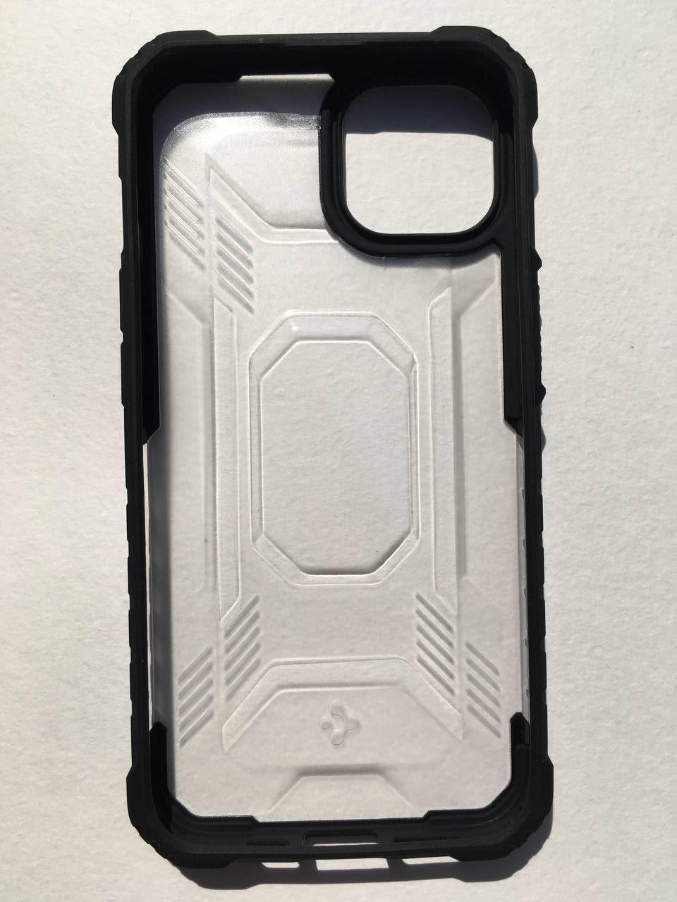 Чохол прозорий протиударний Spigen Nitro Force ACS03547 для Iphone 13/14 (6,1") Matte Black (12333408) - фото 11