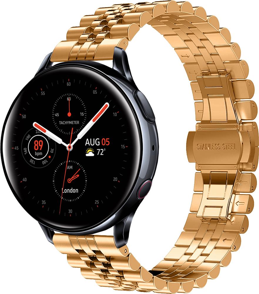 Браслет металлический Stech для Galaxy Watch Active Rose Gold (26967-27)