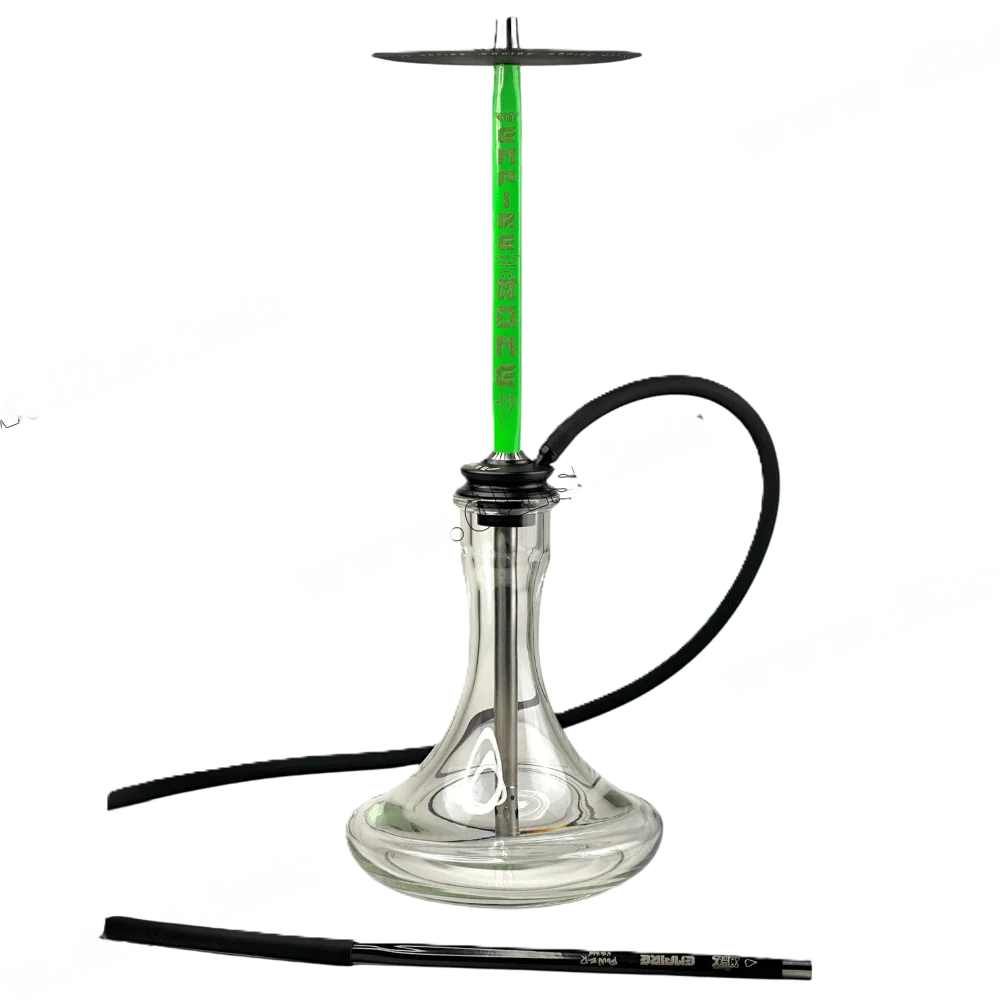 Кальян Trumpet Empire Neon нержавеющая сталь 49 см Зеленый (22421)