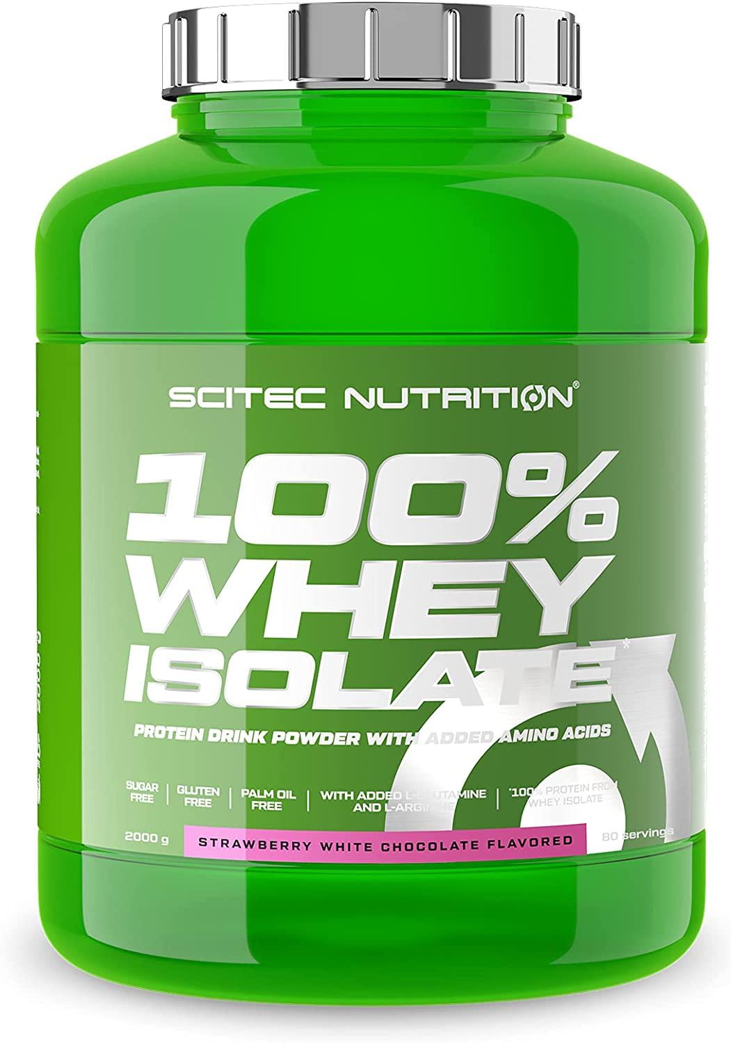 Протеин Изолят 100% Whey Isolate Strawberry white choc 2000 г